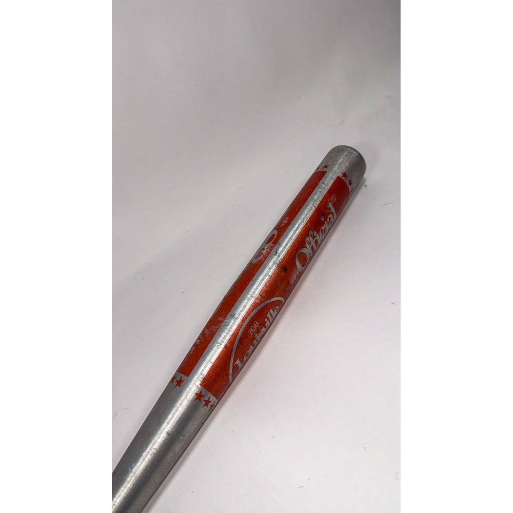 Louisville Slugger Official Softball Bat 34" Red Barrel 708 Metal Aluminum 28oz - Picture 4 of 5